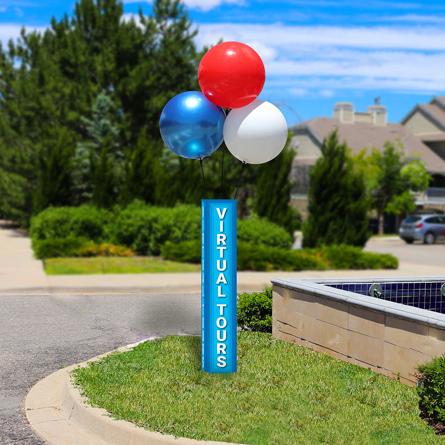 DuraBalloon® 3-Balloon Cluster Pole Kit - with Pole Cover
