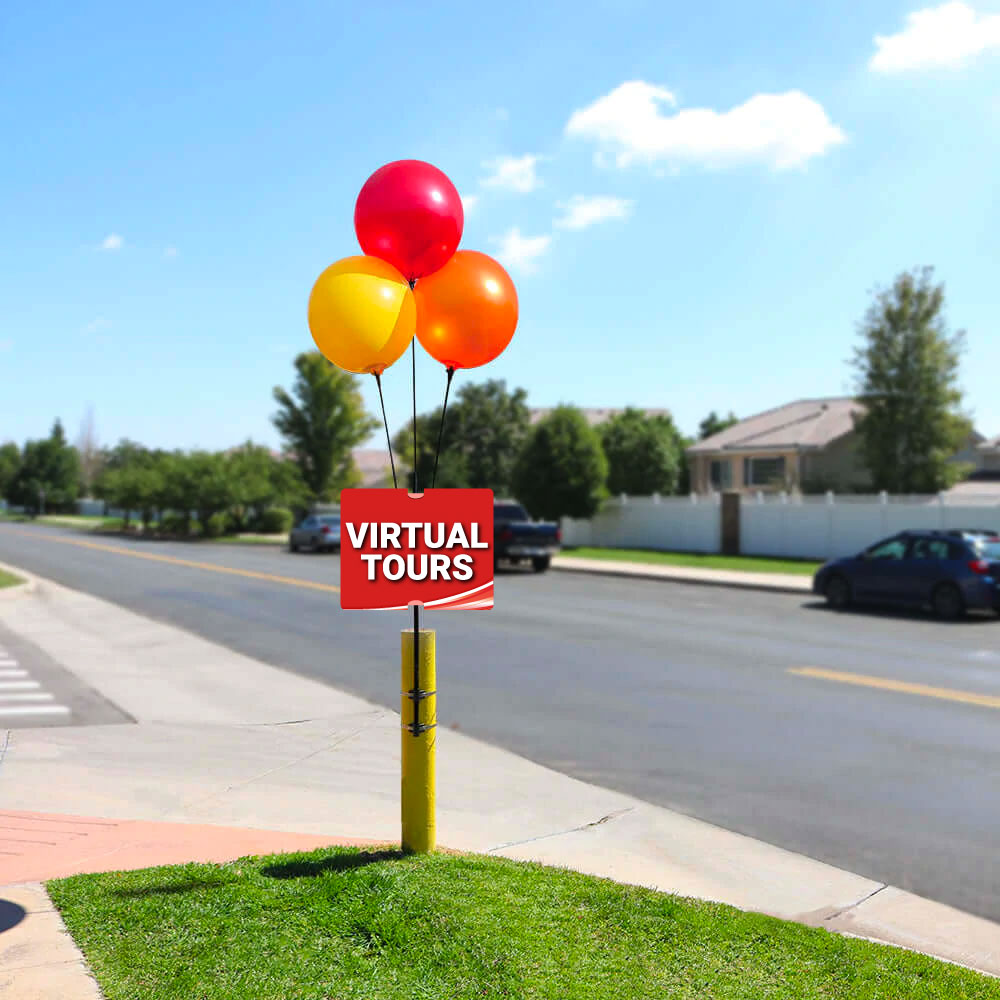 BalloonBobber® 3Balloon Cluster Pole Kit with Pole Expression