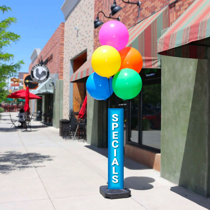 BalloonBobber® 5-Balloon Cluster Pole Kit - with Pole Cover