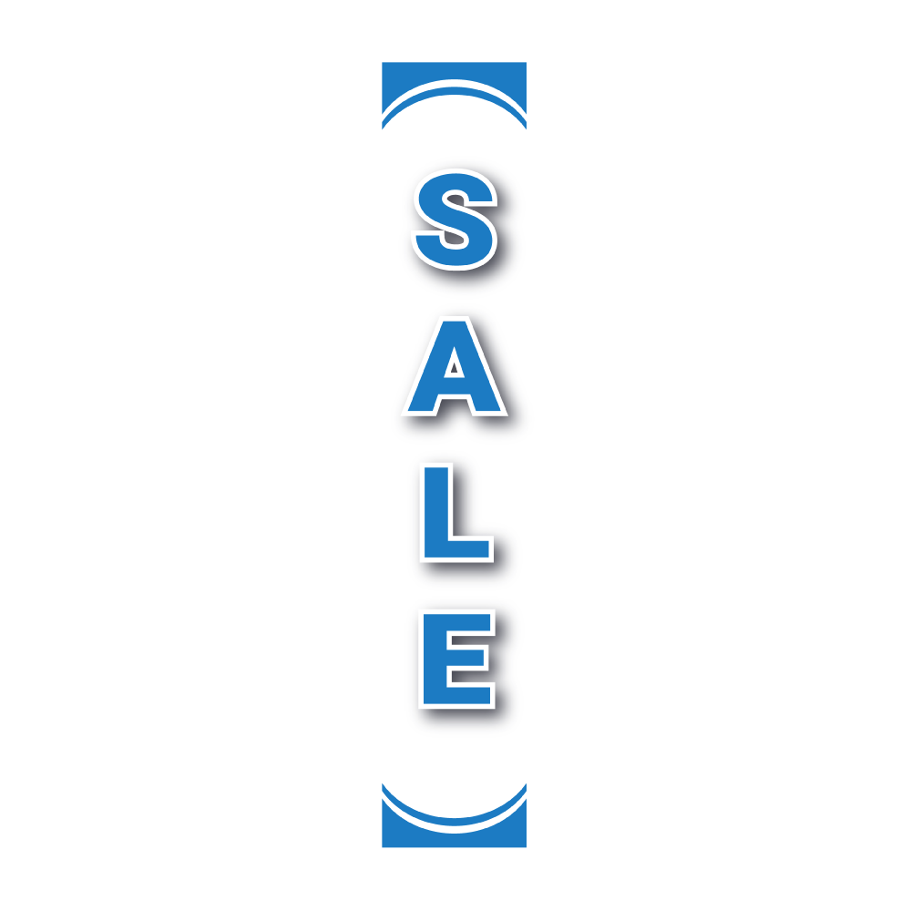 Replacement Pole Cover - Sale - White & Blue