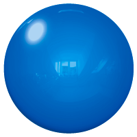 blue permashine balloon