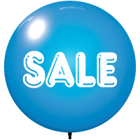 Blue Balloon Sale