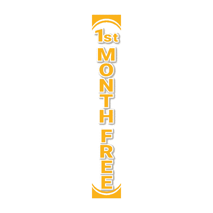 Replacement Pole Cover - First Month Free - White & Yellow