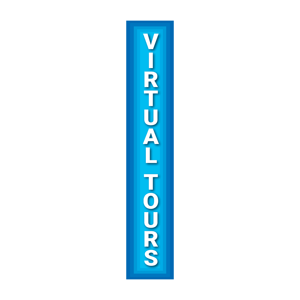 Replacement Pole Cover - Virtual Tours - Blue
