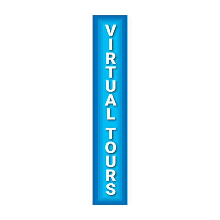 Replacement Pole Cover - Virtual Tours - Blue