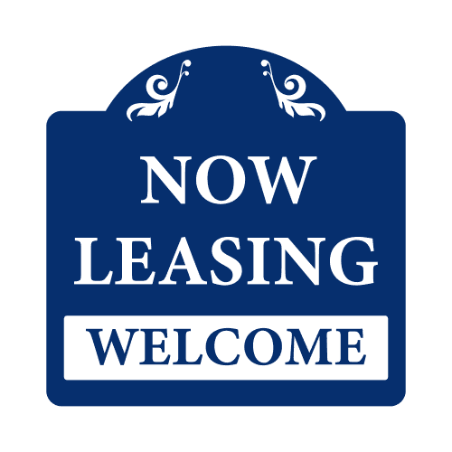 Classic Now Leasing - Blue
