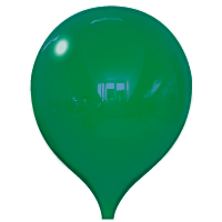 Dark Green Plastic Balloons
