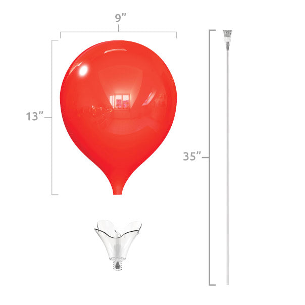 PermaShine® Red Balloon Kit - Georgie | Pennywise | IT | Halloween Costume