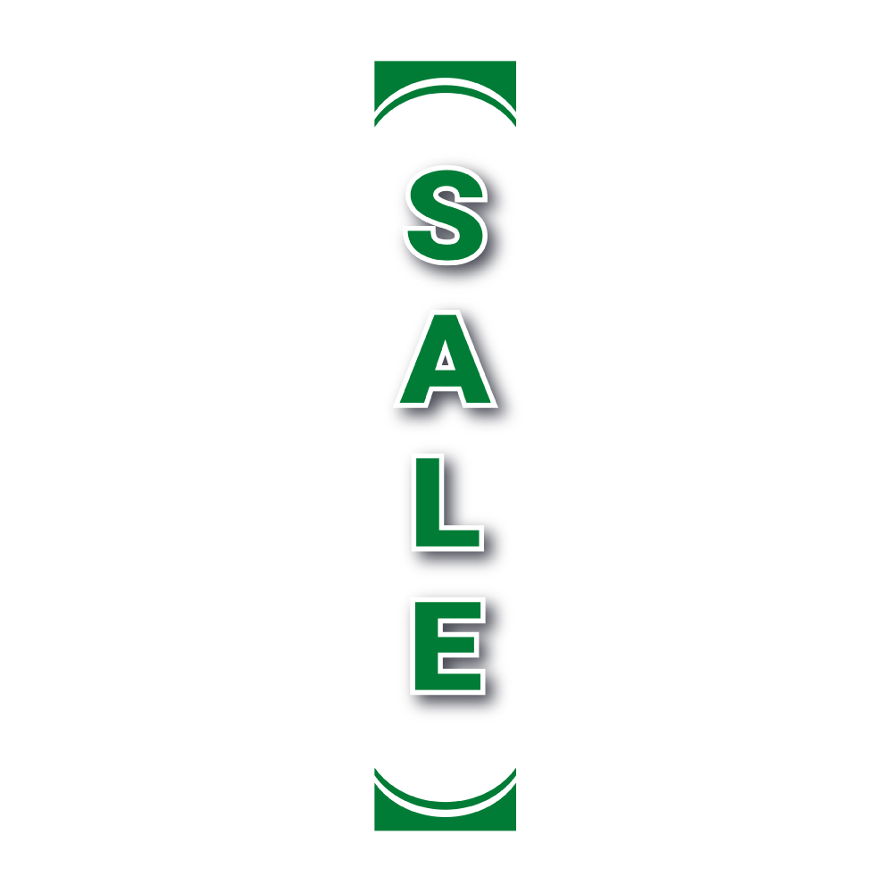 Replacement Pole Cover - Sale - White & Green