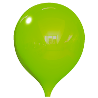 Permanent Lime Balloons