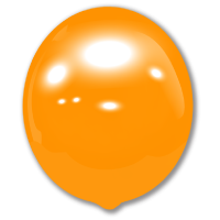 Orange Reusable Balloons
