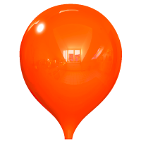 Orange Permanent Balloons