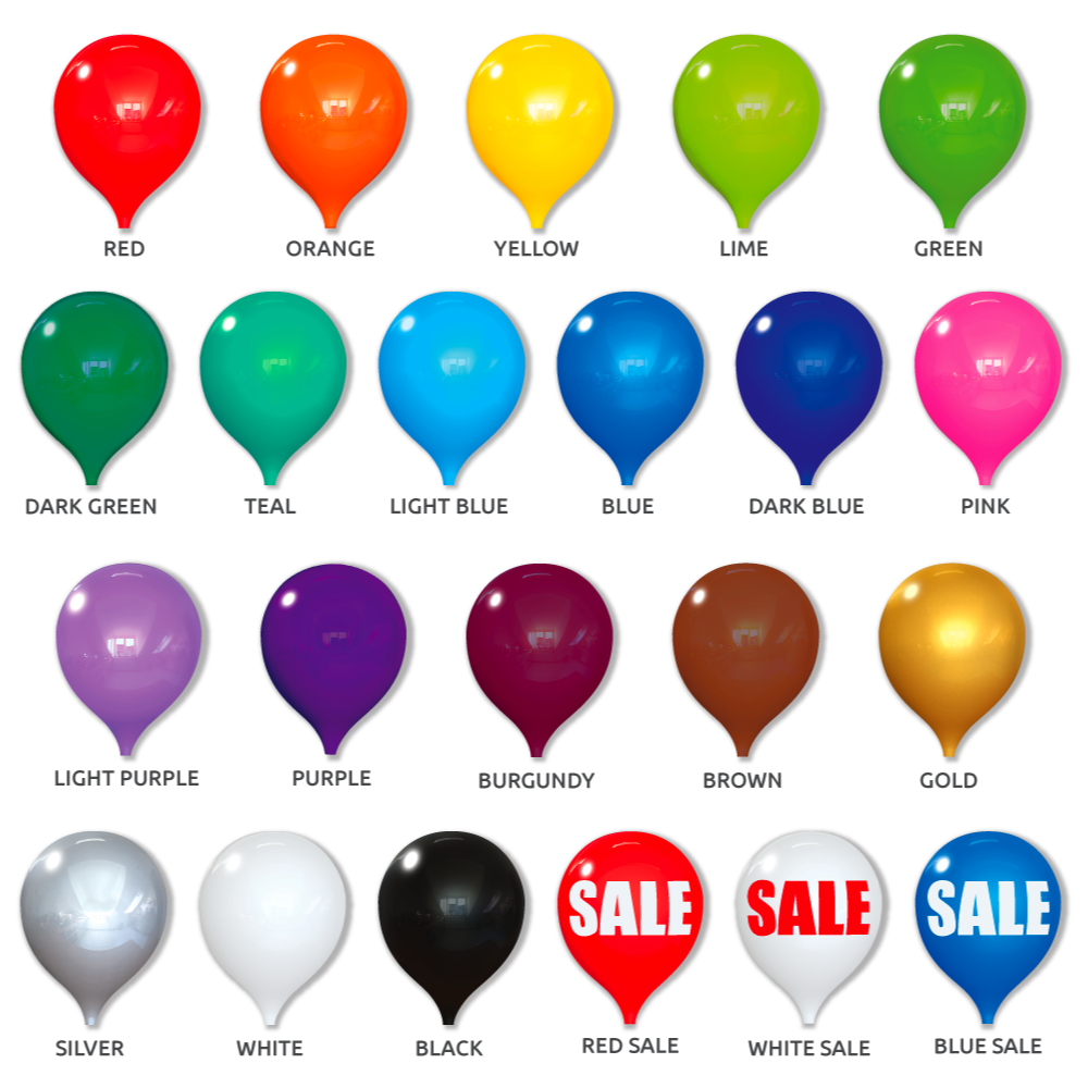 PermaShine® 13" Replacement Balloons