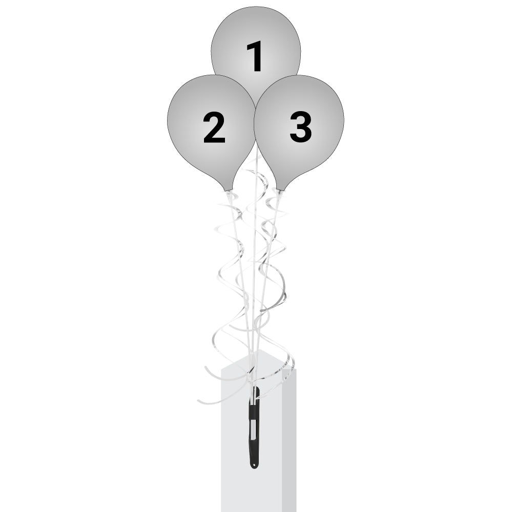 PermaShine® 3-Balloon Bouquet Vertical Bracket Kit