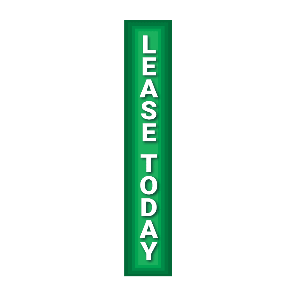 Replacement Pole Cover - Lease Today - Green
