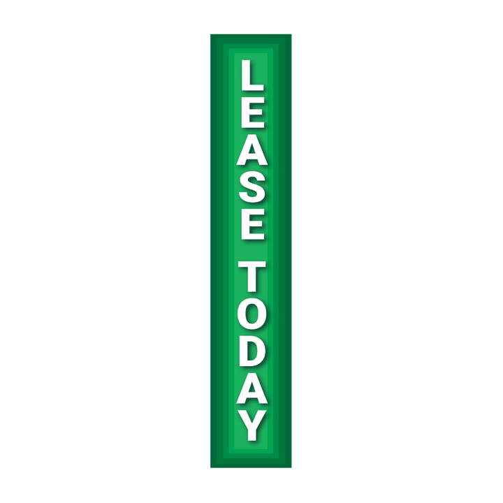 Replacement Pole Cover - Lease Today - Green