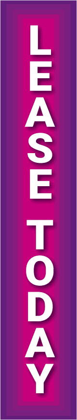 Replacement Pole Cover - Lease Today - Purple