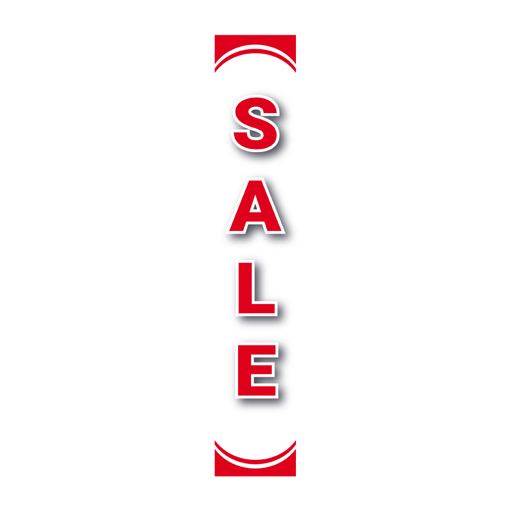 Replacement Pole Cover - Sale - White & Red