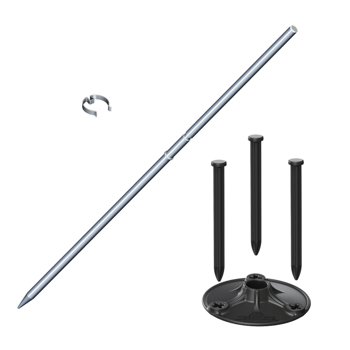 Universal MegaPlate Kit with Spike (Silver)