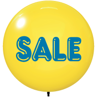 Yellow Sale Balloon