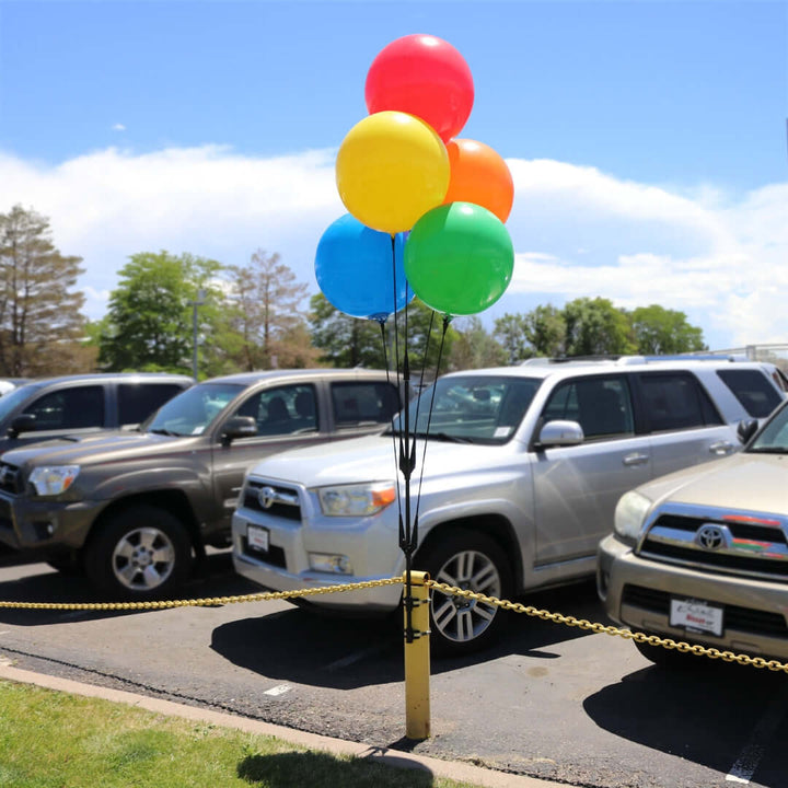 luster pole kit car lot balloons