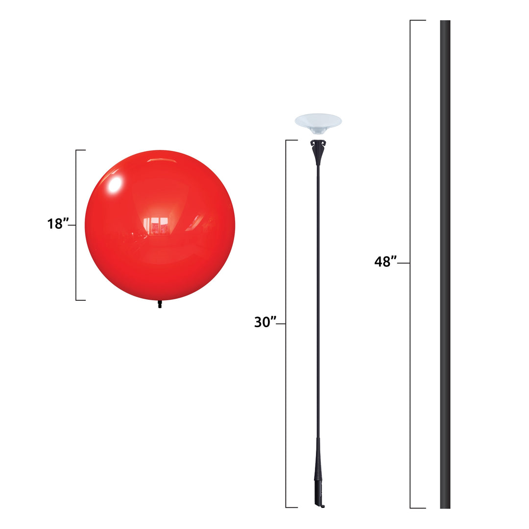 DuraBalloon® Long Pole Kit Dimensions