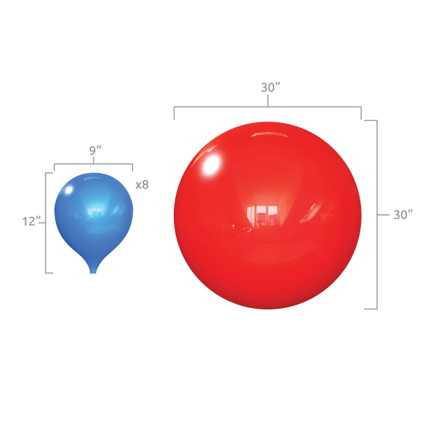 PermaShine® 2-Layer Ceiling Balloon Column Kit